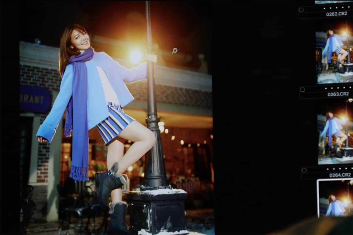 韓国女優・スヨンが雪降る中でダンス♡ホーキンス スノーブーツTVCM撮影TVCM撮影オフショット