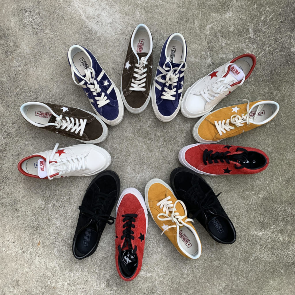 国産再入荷日本製CONVERSE◆ワンスターベルクロ　ホワイト 27.0cm