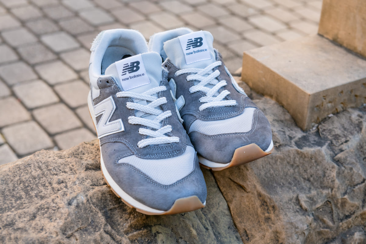 New Balance スニーカー -(26cm位) ライトグレー系