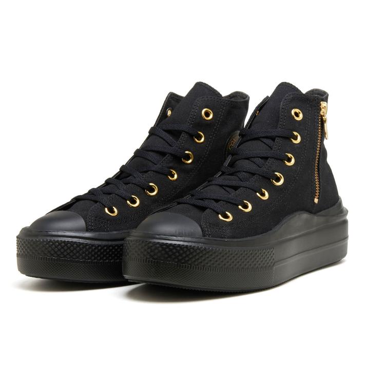 厚底スニーカーで“盛る”。あにお天湯さんがときめいた、CONVERSE 「オールスター ライト PLTS II GP Z HI」