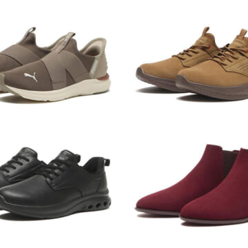 ハンズフリーシューズ」で脱ぎ履きの手間を軽減！ 毎日が少し楽になる